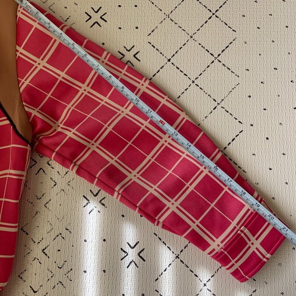 Scotch & Soda Women's Pink Checked Bomber Jacket - Picture 8 of 8